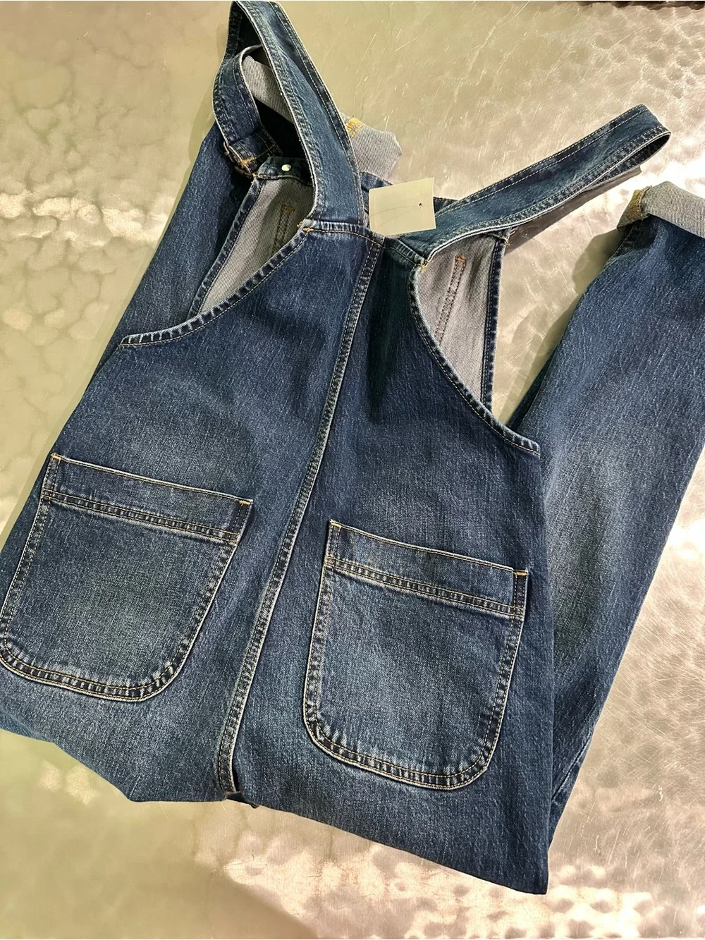 J. Crew Dark Blue Denim Overalls